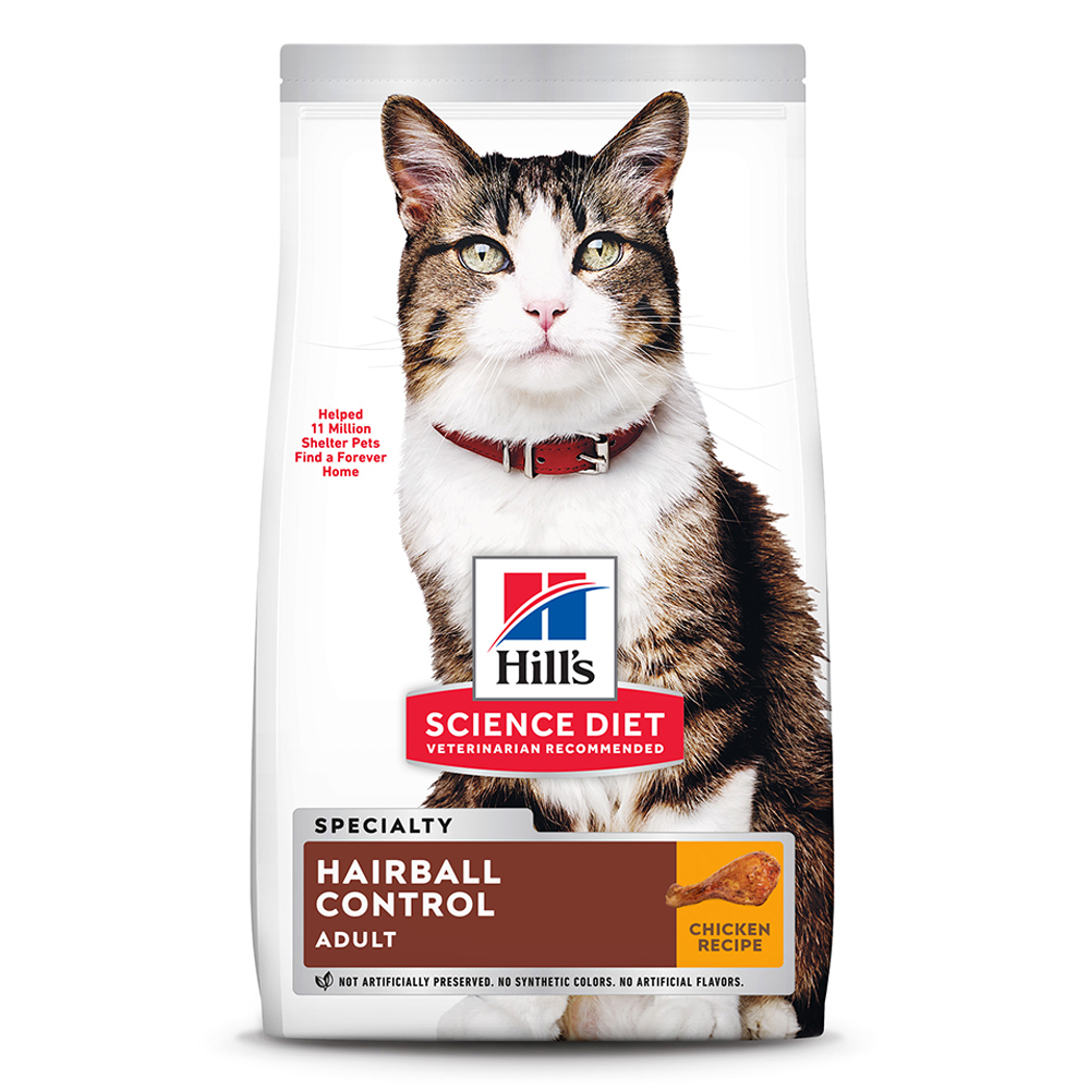 힐스사이언스다이어트 어덜트 고양이 기능성 사료, 헤어볼, 1.58kg, 1개 37,440원