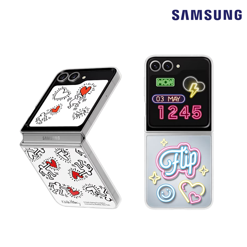 삼성전자 정품 갤럭시Z플립7FE 플립수트 LED 네온 사인 키스해링 카드 케이스 Z플립6 호환 EF-ZF741 N 41,400원