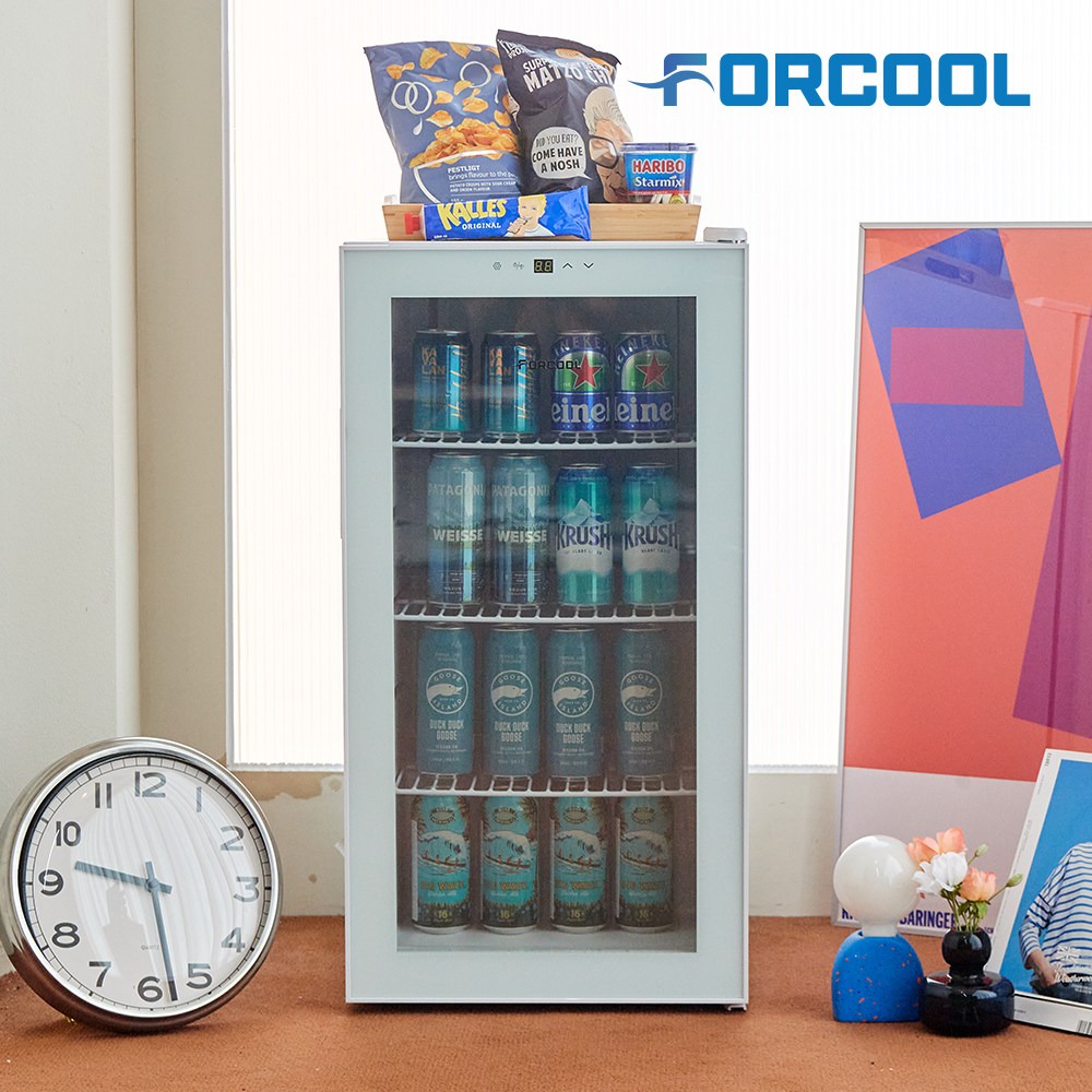 포쿨 미니쇼케이스 음료수 냉장고 디지털 가정용 술장고 90L 267,300원