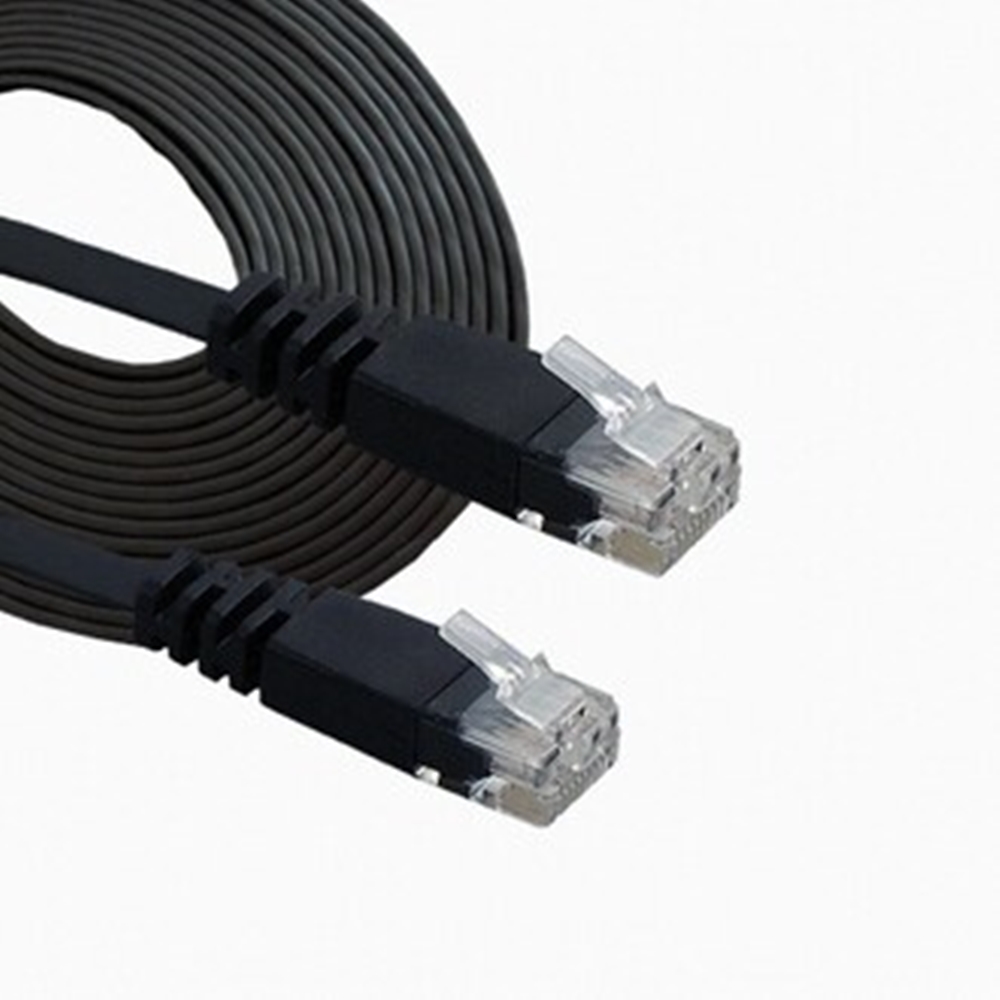 인네트 IN-6UF03B CAT.6 기가비트 인터넷 공유기 평면 통신 랜 케이블 블랙 3M, 단일상품, 1개 1,130원