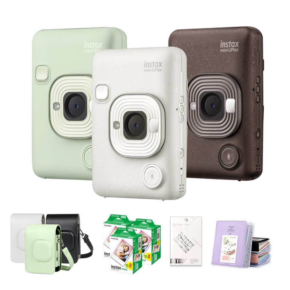[C타입] 인스탁스 미니 리플레이 하이브리드 카메라+전용케이스+필름60장+선물SET 344,400원