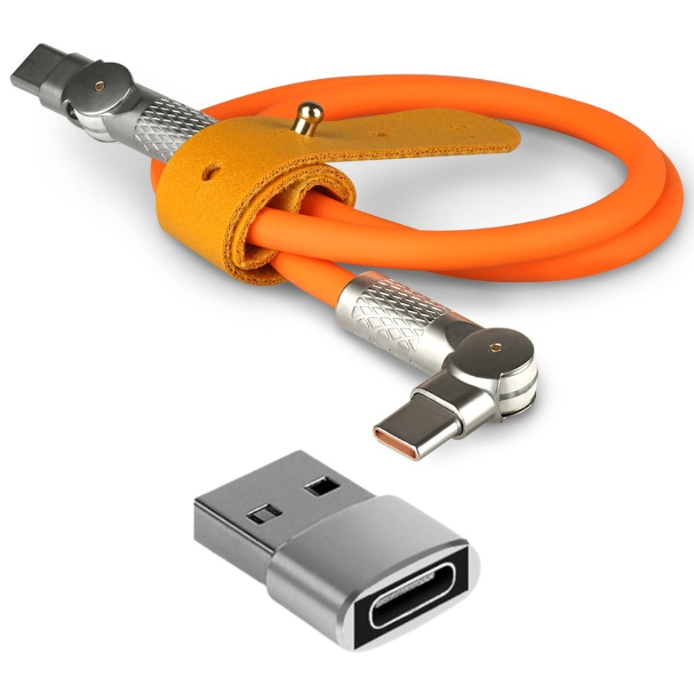 이메이크 LED 초고속충전 PD케이블 C타입 60W EMC-L180PD USB변환젠더 실리콘케이블 겔럭시 180도회전 스마트폰 데이터전송 퀵차지 AS 6개월보증, 1개, 1.2m 11,990원