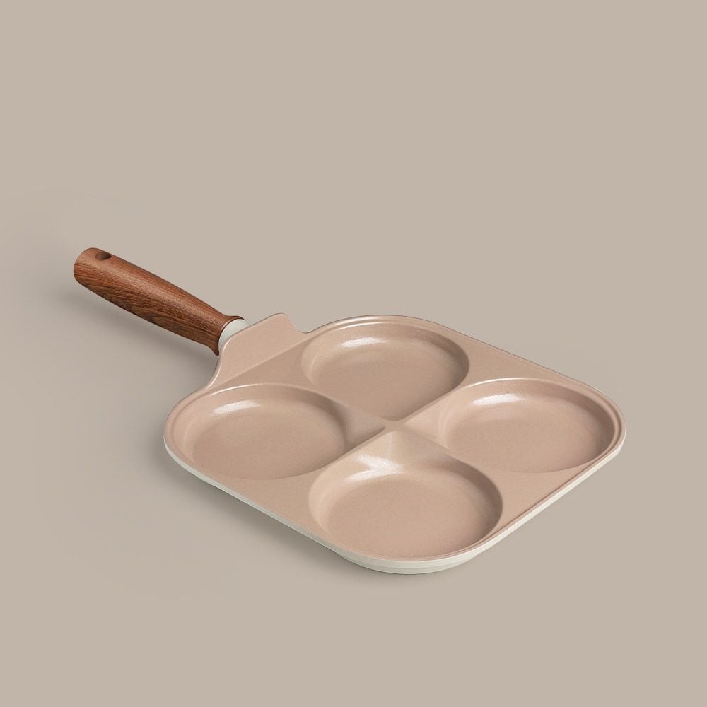 국산 ih 세라믹 코팅 4구 에그팬 팬케이크팬 24x24cm 우드손잡이 30,360원