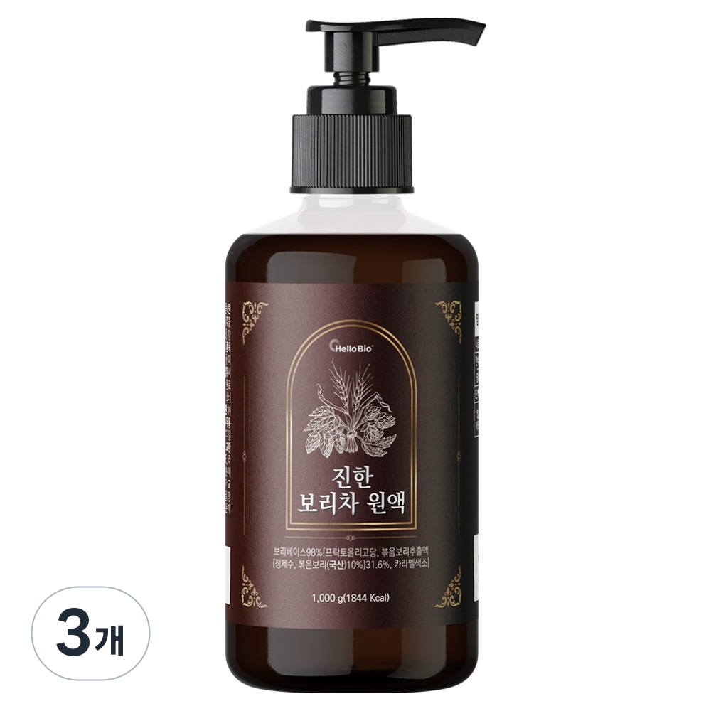 헬로바이오 진한 보리차 원액, 1kg, 3개 56,850원