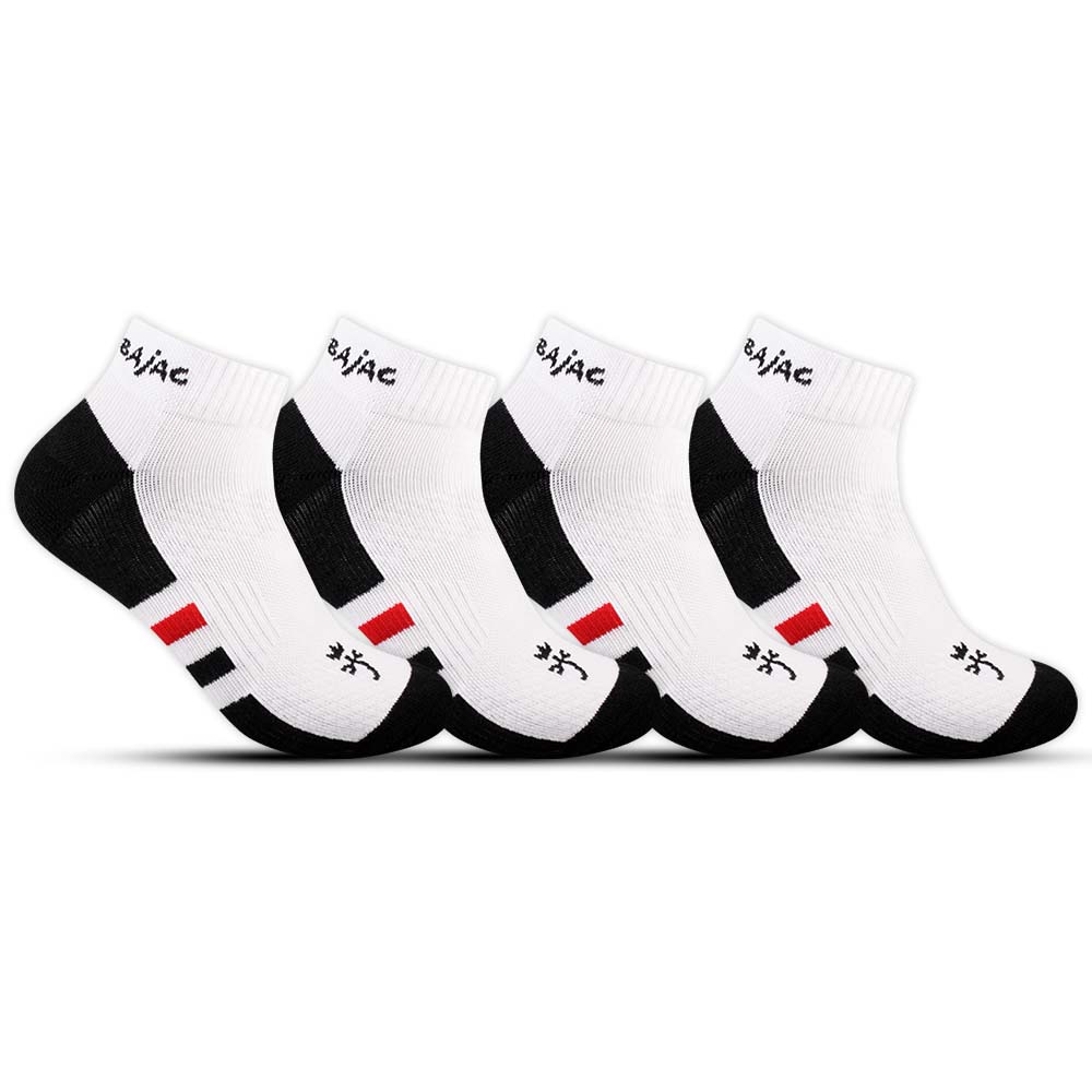 까스텔바작 남성용 압박쿠션 단목 양말, WHITE + BLACK, 4개 18,000원