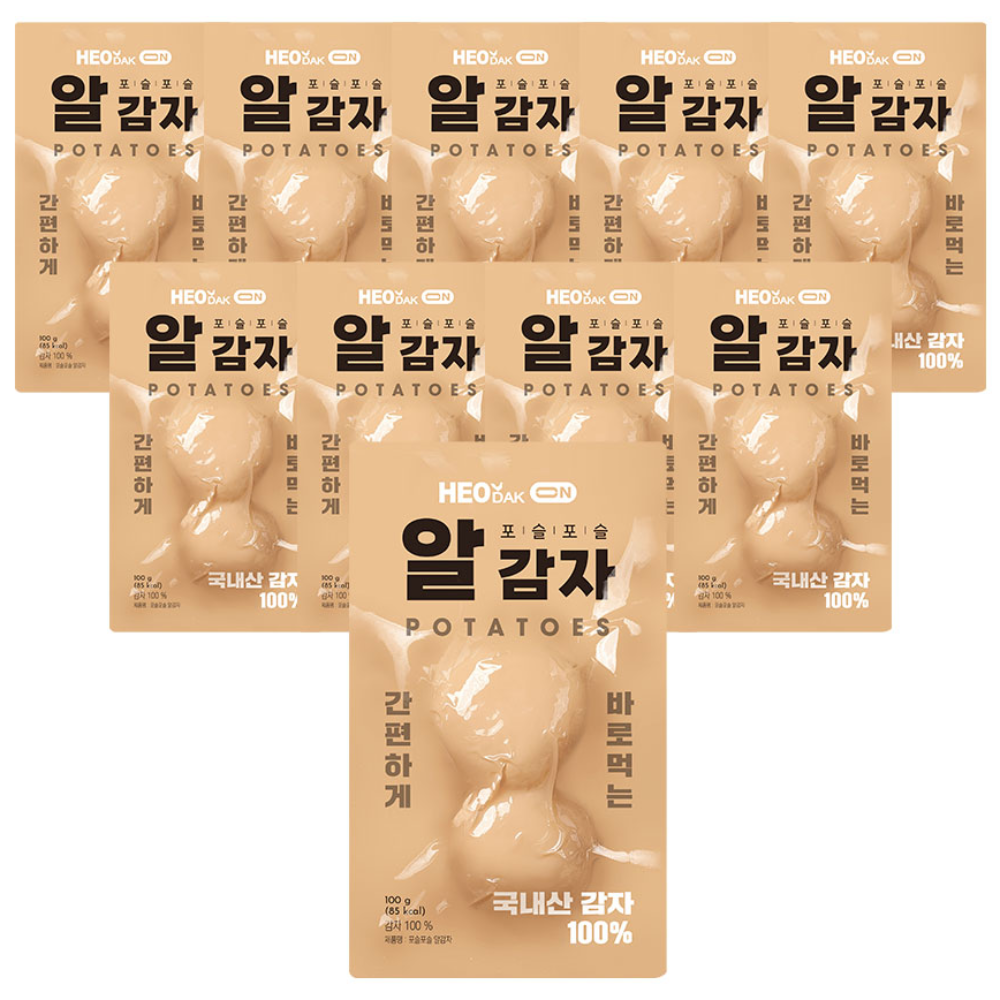 허닭ON 바로먹는 실온 포슬포슬 알감자, 10개, 100g 24,900원
