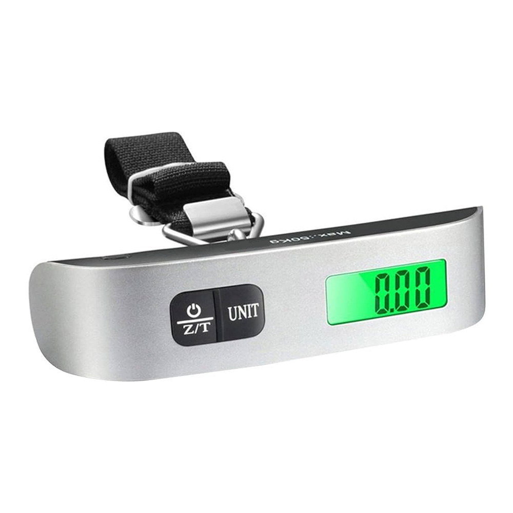 핸디형 저울 50kg T자 스트랩형 디지털 손저울 기내용 캐리어 수하물 무게 측정 여행용 3,500원