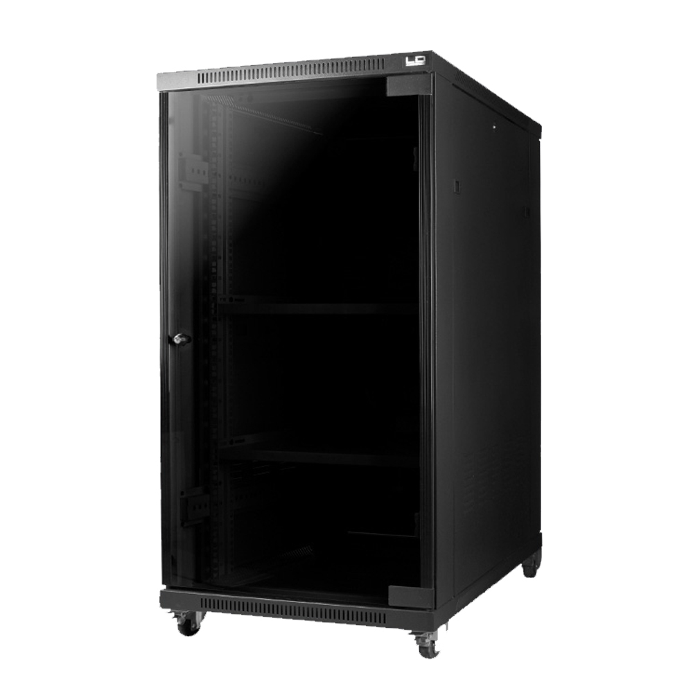 애니포트 LD-S1200 PLUS 24U 전면유리 서버랙, LD-S1200 PLUS, 1 570,000원