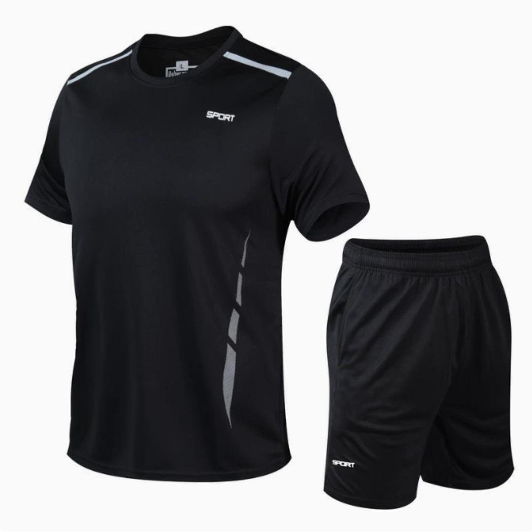 25년신상 트레이닝복 세트 남자 속건 런닝 루즈핏 캐주얼 피트니스 반팔티 빅사이즈 10,990원