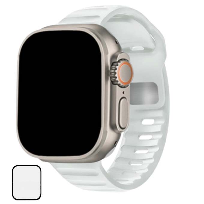 NUBASE 애플워치 호환 울트라 단추 실리콘 스트랩 스포츠밴드 9,980원