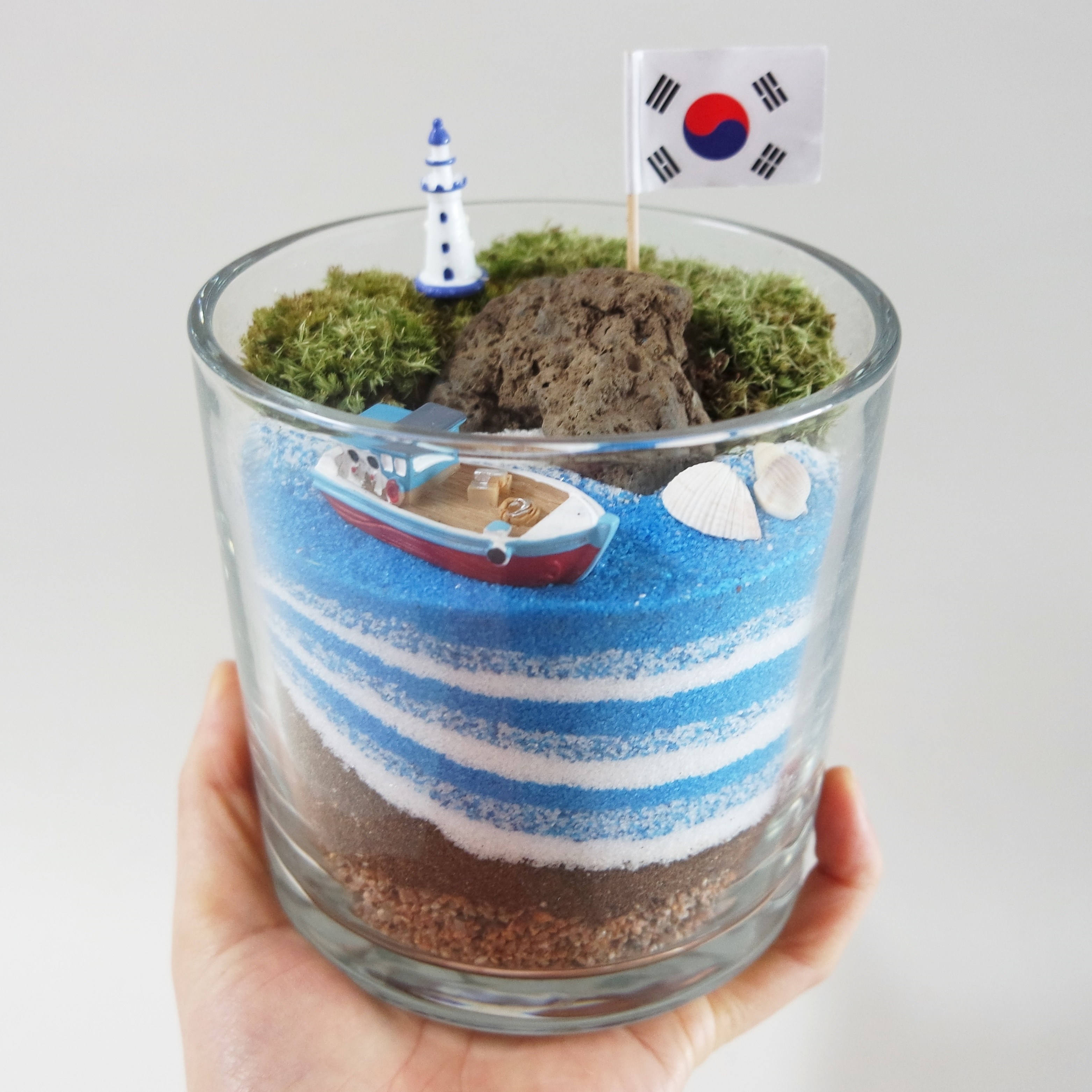 독도의날만들기 / 독도테라리움만들기 키트 (대형) 33,000원