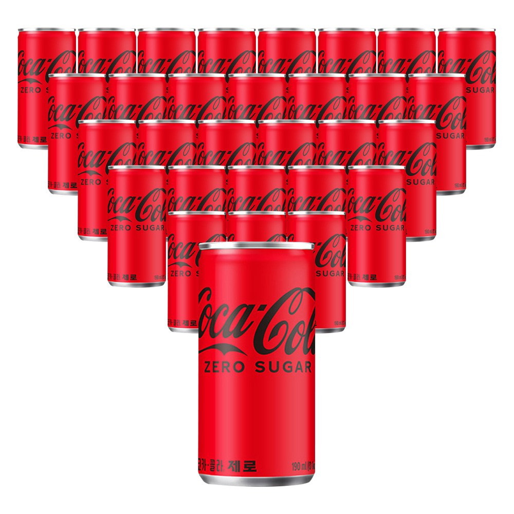 코카콜라 제로 미니캔 190ml 30입 25,170원