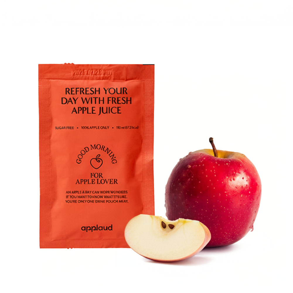 어플러드 국내산 원물 100% 무설탕 사과즙, 30개, 110ml 26,000원