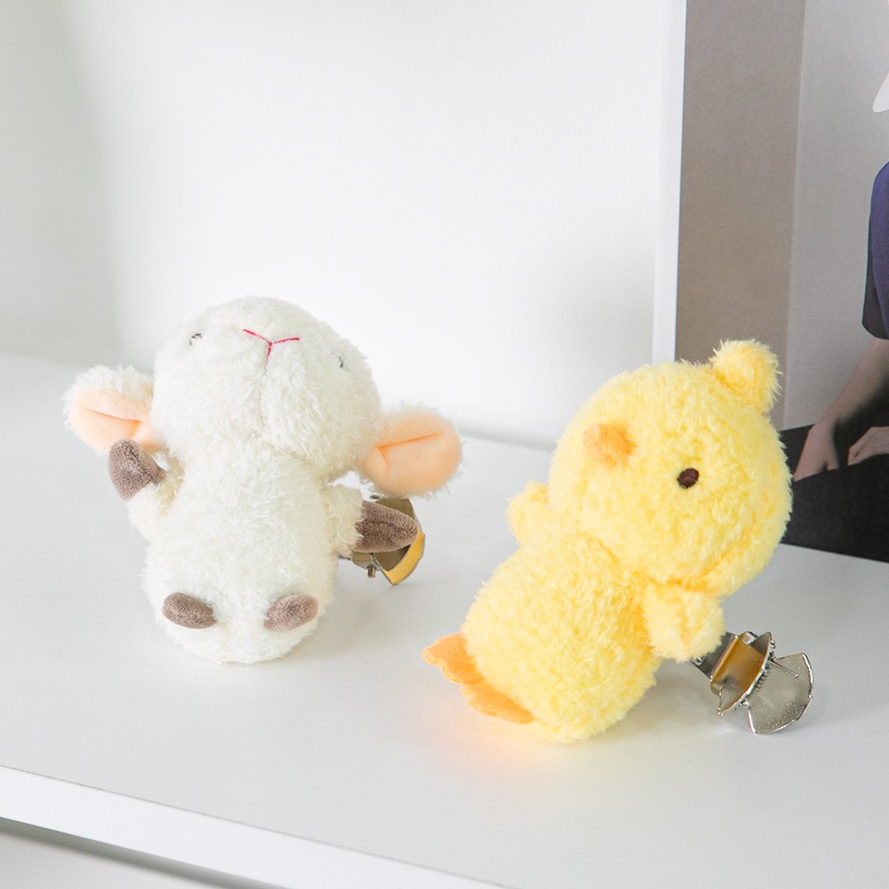 양 병아리 인형 커튼 집게 타이백 애니멀 12cm 2컬러 인테리어 실내 장식 소품 고정 홀더 선물 꾸미기 7,000원