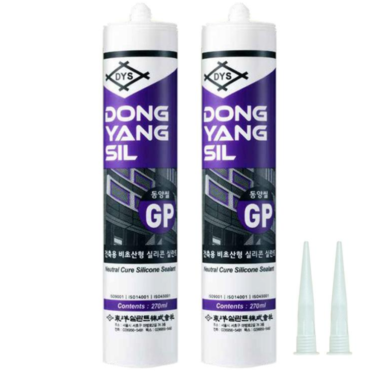 동양씰 다용도 무초산 실리콘 백색 7,900원