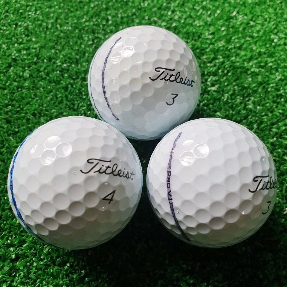 [로스트볼일번지]타이틀리스트 PRO V1 V1X 로스트볼 A A+급 혼합 패키지, 화이트(A+ A 혼합), 60개, 1개입 62,000원