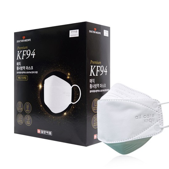 일양약품 국산 일회용  KF94 마스크 대형 100매 31,530원