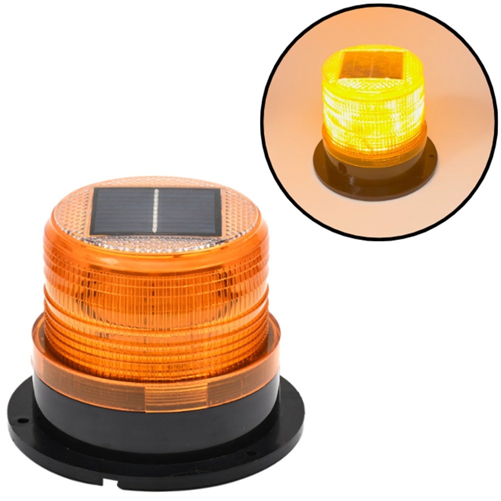 태양광 자석 무선 충전 LED 안전 표시 마그네틱 경광등 경고등 4종, 1개, 옐로우 12,750원