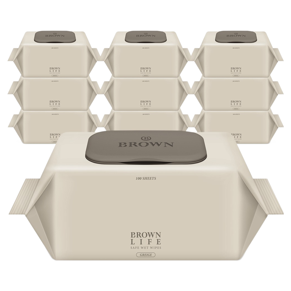 브라운라이프 그레이지 도톰한 대용량 아기물티슈 캡형 11,900원