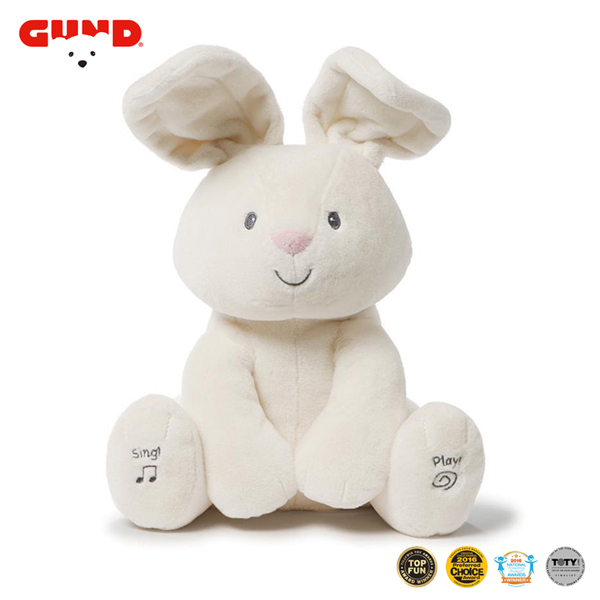 GUND 건드 까꿍 토끼 노래하는 애착인형, 단일상품, 1개 47,920원