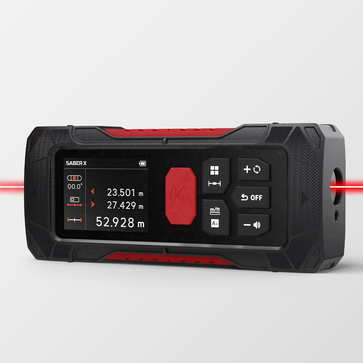 맥파이 업그레이드된 초정밀 양방향 레이저 줄자 거리측정기 SABER X, 1개 99,900원