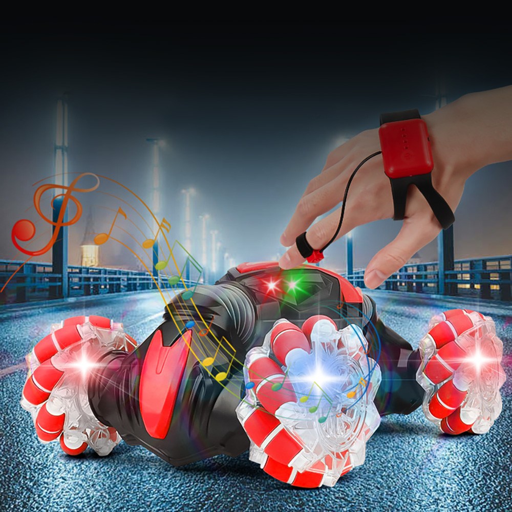 드리프트 알씨 손가락 원격 핸드 모션 인식 무선조정 조종 자동차 토네이도 4륜 소형 대형 RC카, 레드, 1개 56,800원