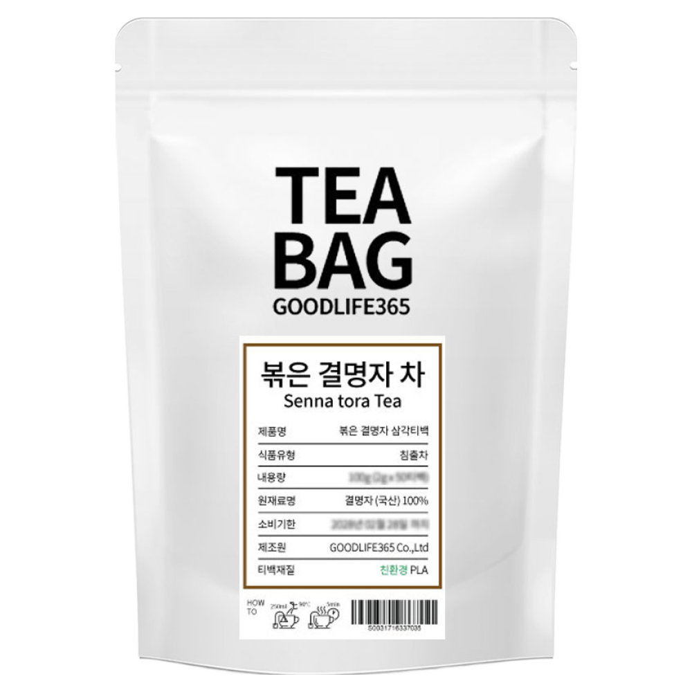 굿라이프365 친환경 티백망 볶은 결명자차 삼각티백, 100g, 50개입, 1개 9,900원