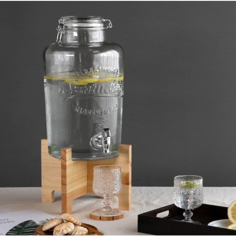 알로하 가치를 높여주는 편리함 미라주 음료 디스펜서 유리글라스 물 밀폐용기 커피숍 행사 40,900원