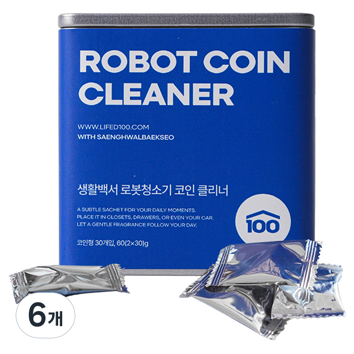 생활백서 로봇청소기 코인 클리너 발포 고체 세제 64,500원