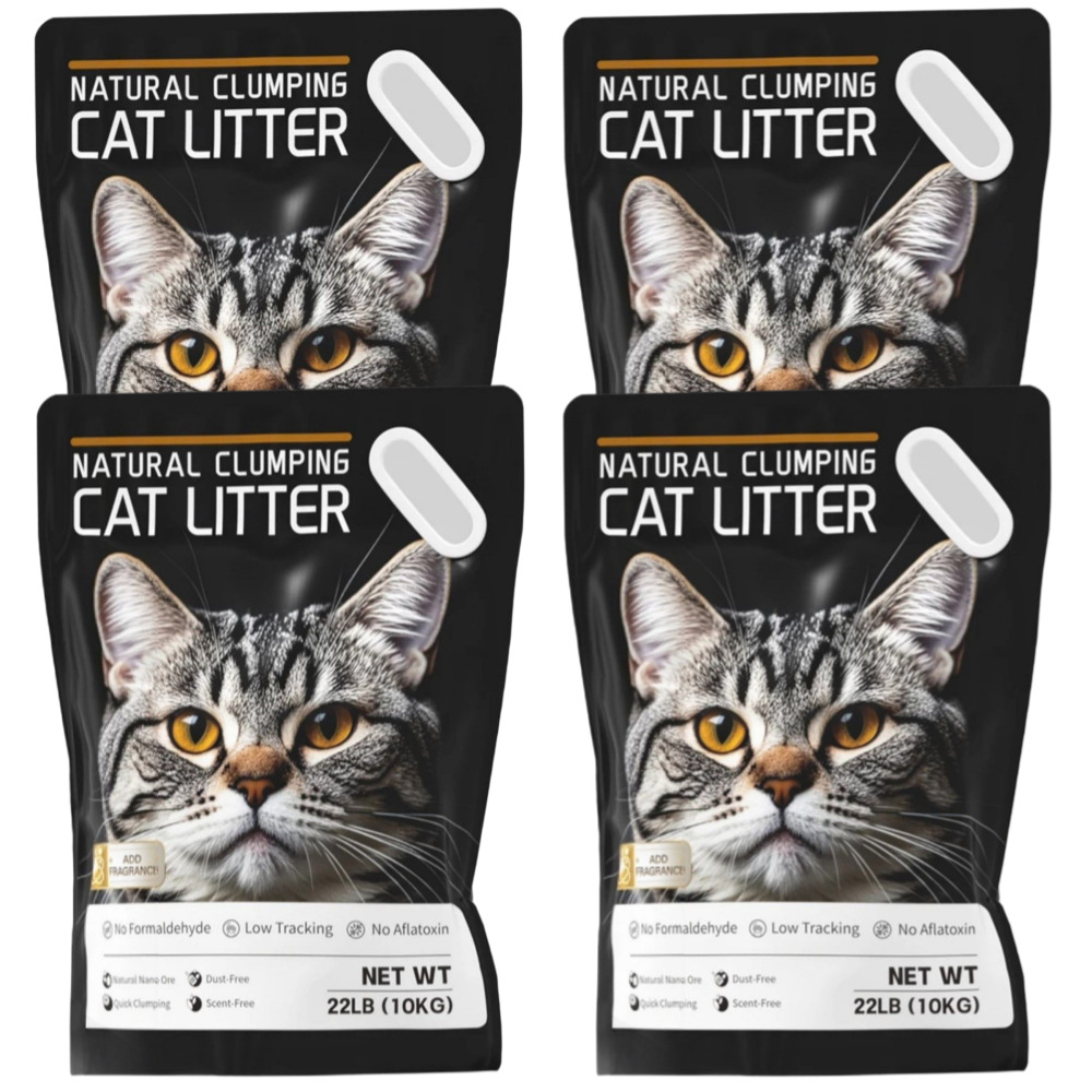 MEOW캣리터 고양이모래 먼지없는 천연 소디움 벤토나이트모래, 무향, 4개, 10kg 44,690원