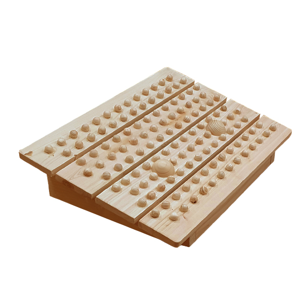 지에스백세 자연 편백 통원목 건강 구슬 책상 발 지압판 35,900원