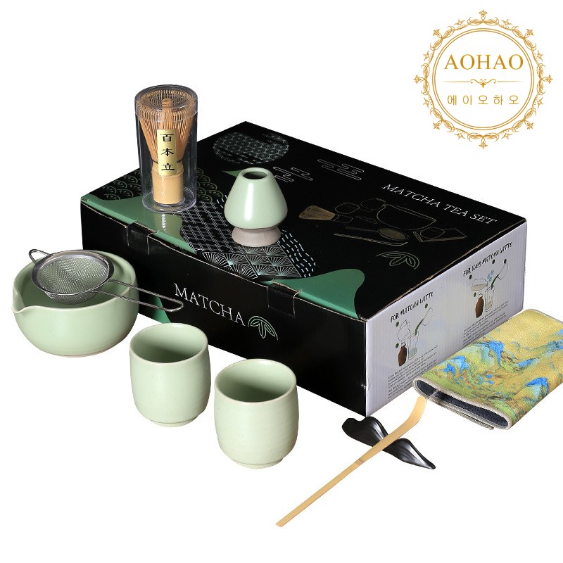 AOHAO 말차도구 9PCS 세트 Matcha Whisk 겁 세트 38,850원