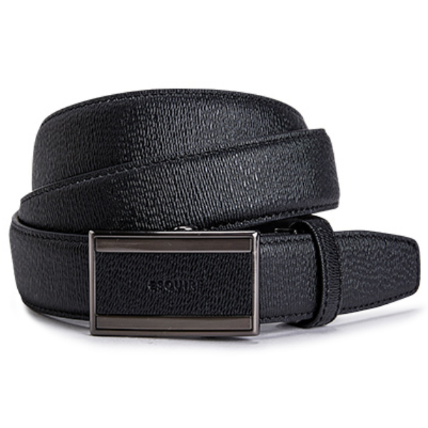 에스콰이아 남성 소가죽 벨트 EIFSBA400BK 44,000원