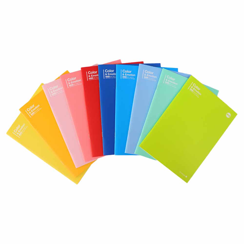 모닝글로리 1000 K칼라 중철노트 20절 150 x 210 mm 10종 세트 7,000원