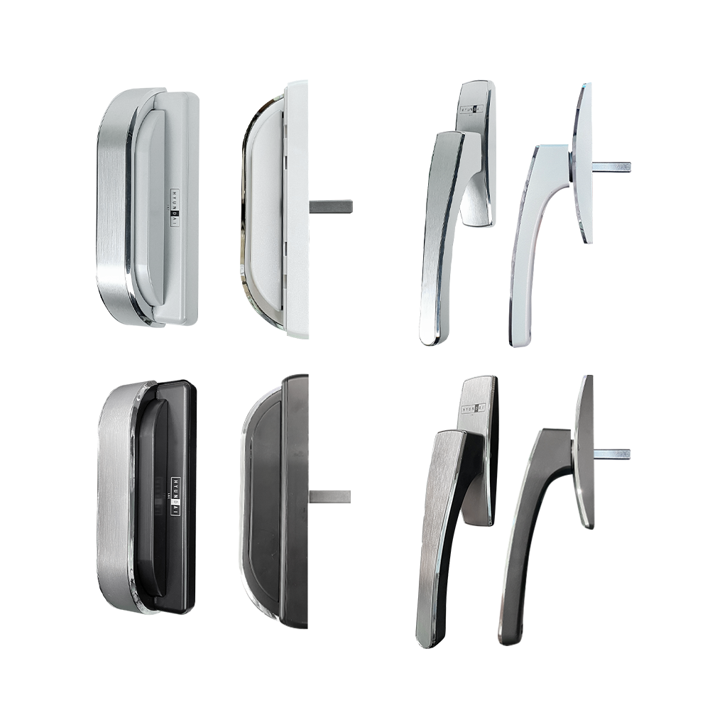 한화 현대 L&C 샷시손잡이 라피네 카이저 오토락핸들 셀프교체, 화이트, 1개 20,100원