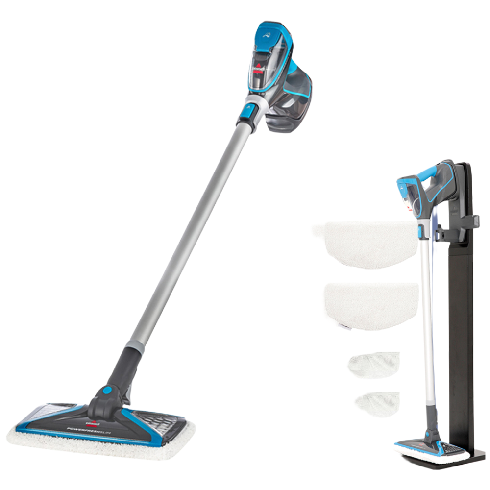 비쎌 슬림 스팀청소기 DAILY2 패키지 (그레이블루+정품걸레8P+거치대), 단품 308,000원