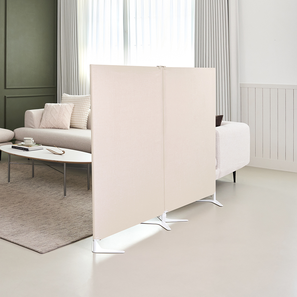 까사마루 이브 스탠드형 가림막 파티션, 오트밀 88,900원