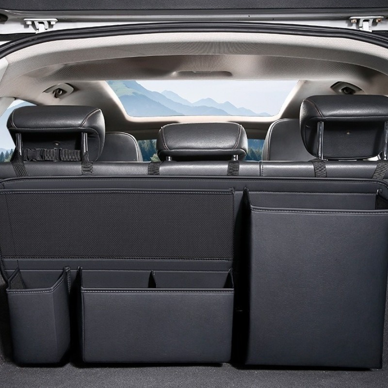 차량용 다용도 SUV 트렁크 수납함 트렁크정리함 다기능 뒷좌석 수납봉투 자동차트렁크정리함, 블랙 21,900원