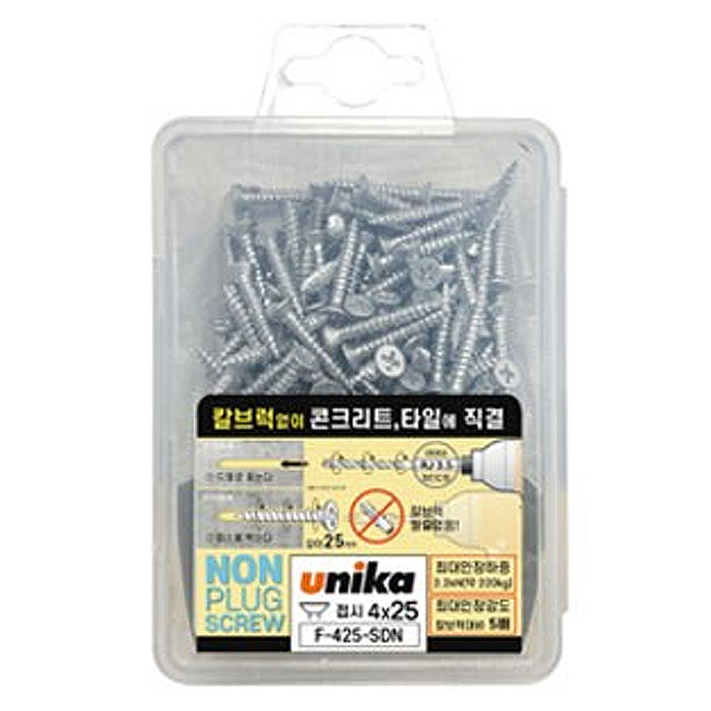 유니카 논프라 피스 접시머리 200pcs F-425-SDN, 1개 7,270원