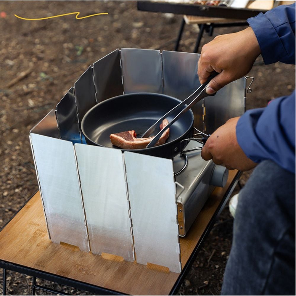 캠핑 10단 접이식 경량 바람막이 버너 알루미늄 합금 onc+992Hq 11,600원