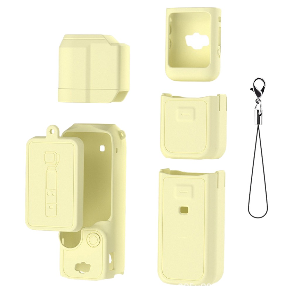 위드범성 오즈모 포켓3 액션캠 실리콘 커버 올인원, 1개, 크림옐로우 13,060원
