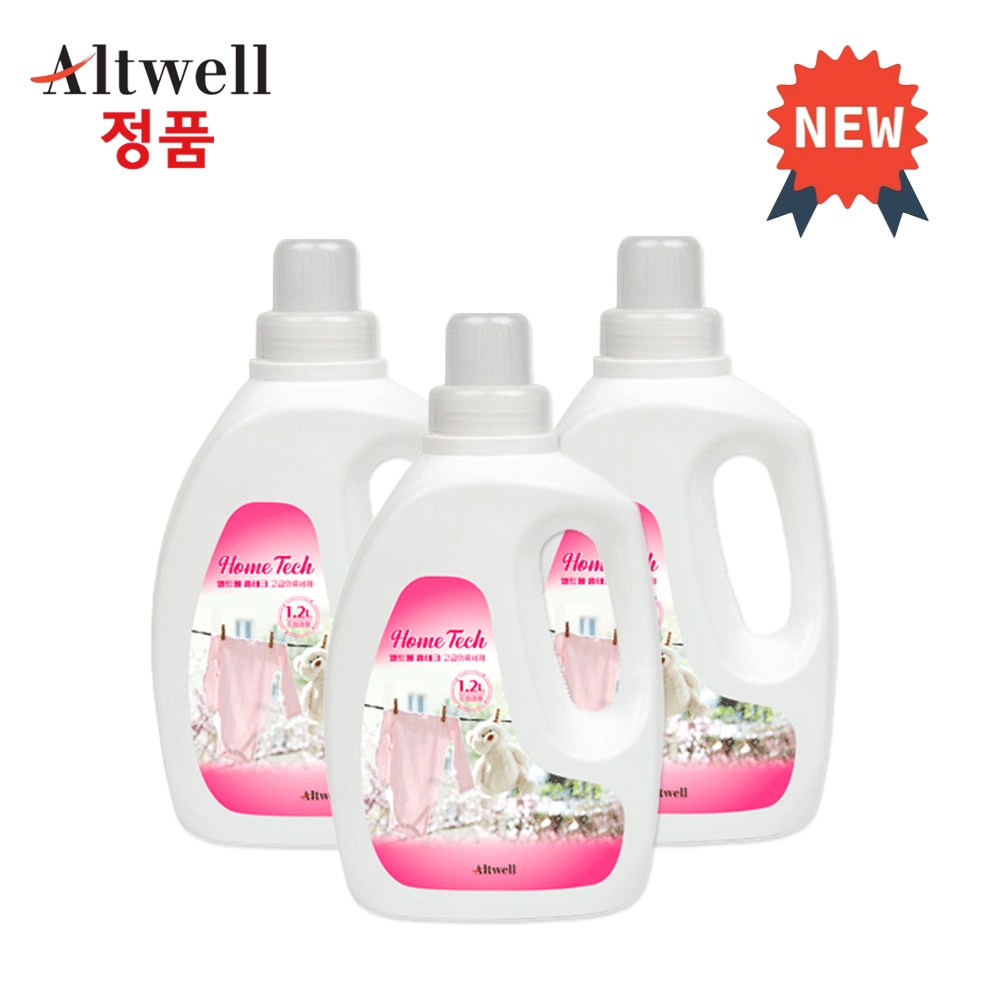 앨트웰 홈테크 고급의류세제, 1.2L, 3개 29,700원