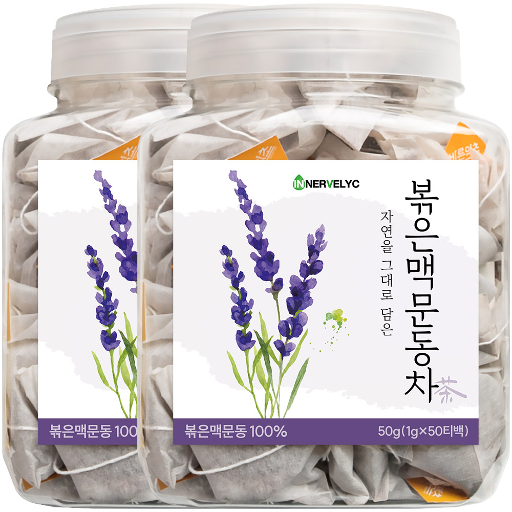 이너블릭 1500만 티백 판매 얼음골 볶은 맥문동차 티백, 2개, 50개입, 1g 32,900원