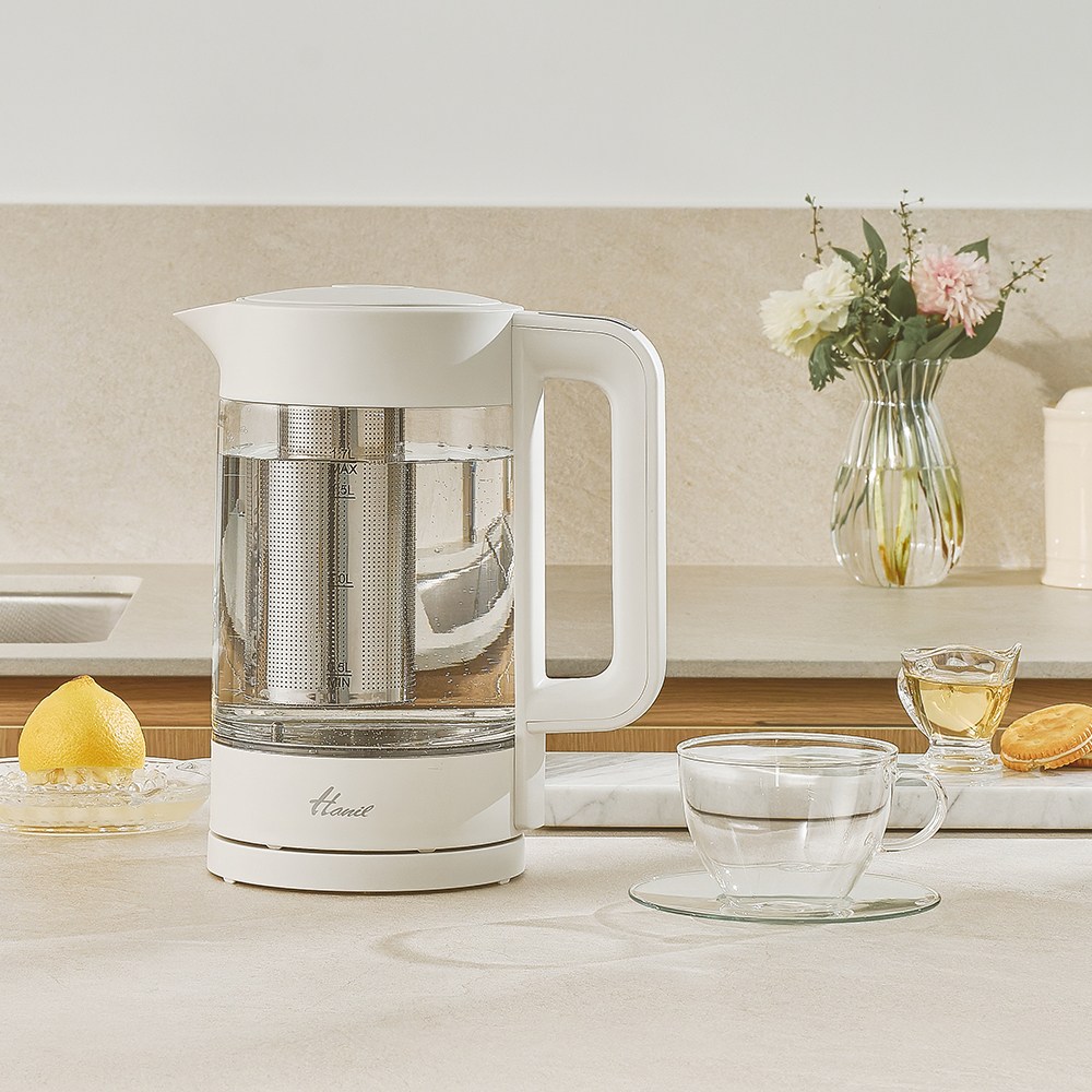 한일전기 전기포트 커피포트 분유포트 무선 전기 주전자 통유리 티포트 25년 신제품 49,800원