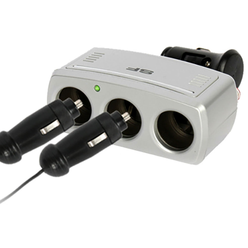 모터한 국산 SF 3구소켓 (실버) 시거잭 3연 차량용 충전기 연장 분배기 멀티소켓 시가짹 전원, 3구, 1개 9,900원