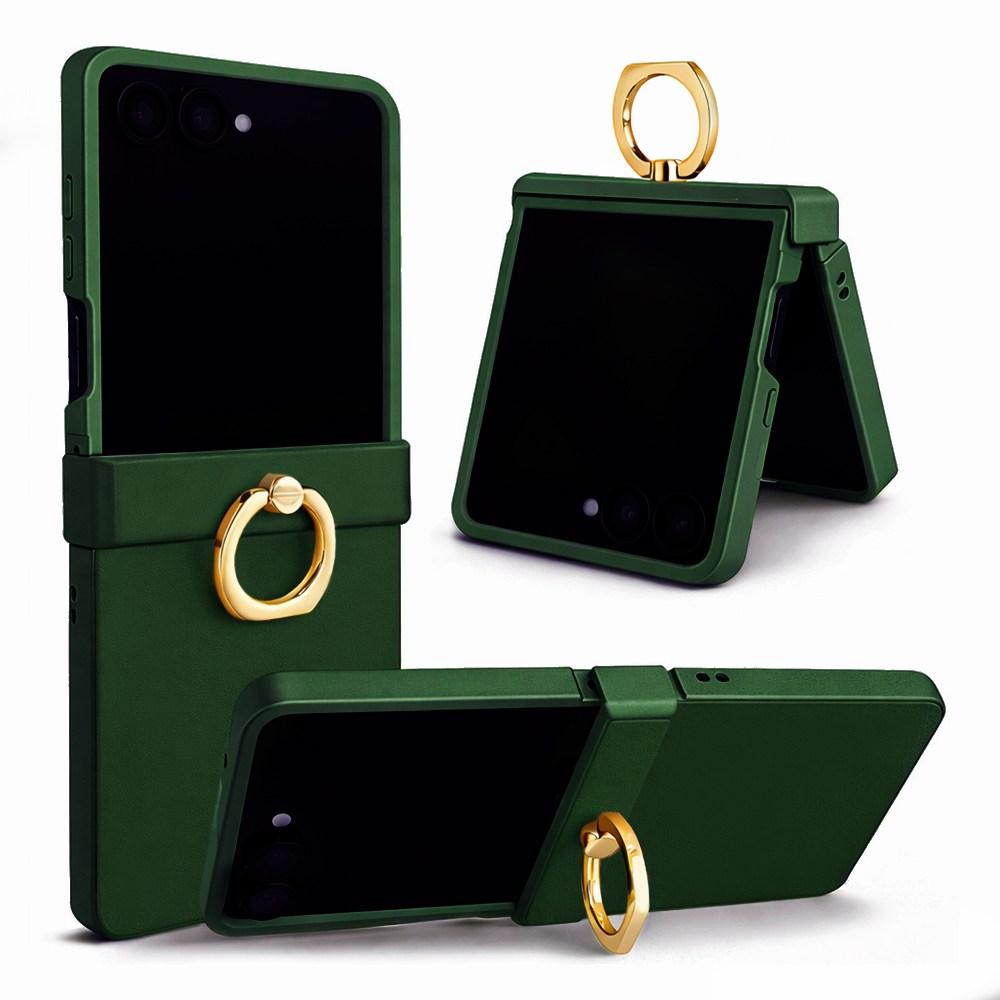 제루크 갤럭시 호환 Z플립 지플립 힌지보호 소가죽 거치 링 핸드폰 케이스 20,990원