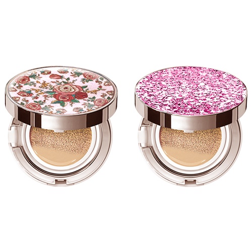 스타일71 미스트 쿠션2개 세트 [쿠션15g+쿠션15g] 60%세럼 쿠션 [건성 피부 추천], 로즈21호+바이올렛핑크다이아글리터21호(건성), 1개 37,900원