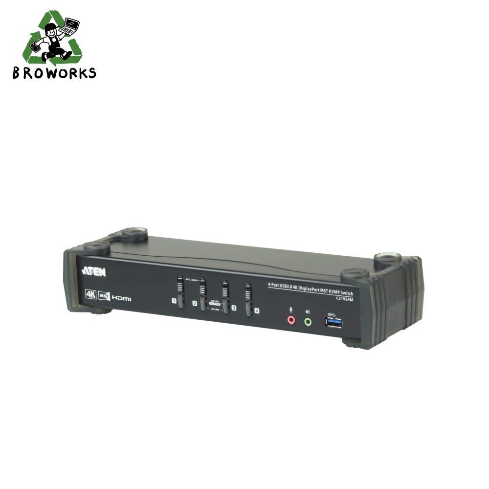 ATEN 에이텐 CS1924M DP KVMP 스위치 4:1 USB 케이블포함 754,000원