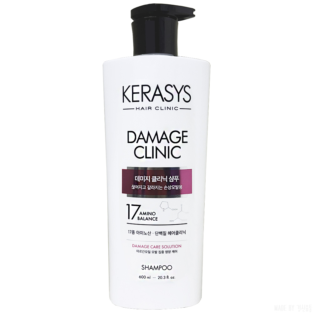 케라시스 데미지 클리닉 샴푸 600ml 4개 . 17,050원