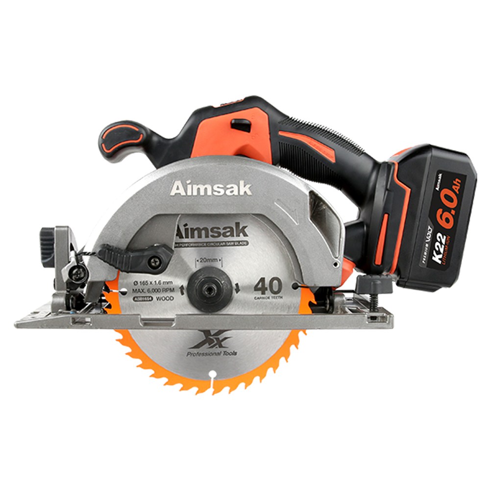 아임삭 충전식 원형톱 BL22S806 6.5인치 21.6V 6.0Ah 배터리2개세트, 1개 459,000원